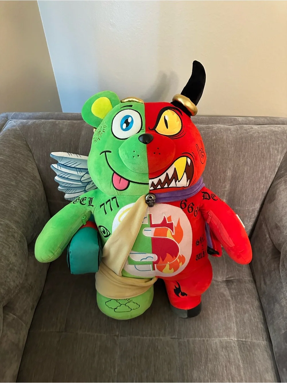 Sprayground Halo Diablo Money Bear Backpack